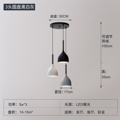 现代简约餐吊灯TH-17罩/带柄