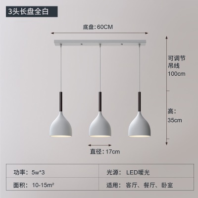 现代简约餐吊灯TH-17罩/带柄