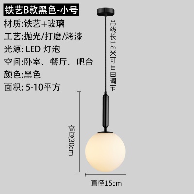 北欧后现代单头吊灯TH-9318、19
