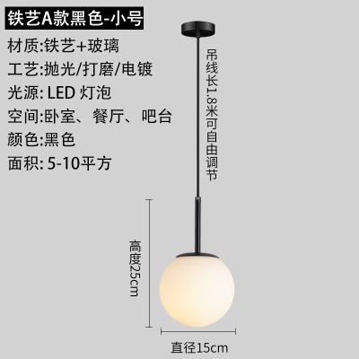 北欧后现代单头吊灯TH-9318、19