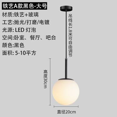 北欧后现代单头吊灯TH-9318、19
