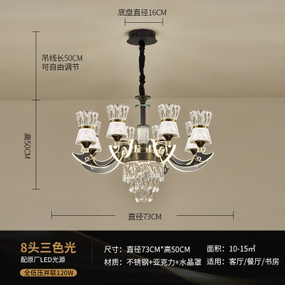 轻奢发光臂吊灯XY-6802