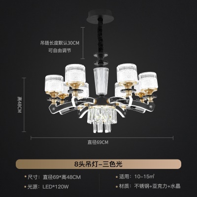 轻奢发光臂吊灯XY-6803