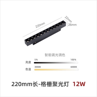 黑色智能款20磁吸灯DD-CXZN