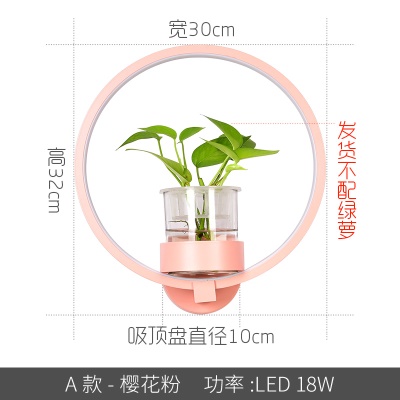 北欧植物壁灯