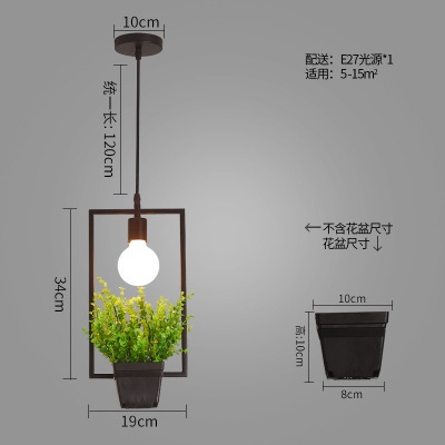 北欧植物小吊灯