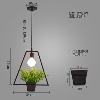 北欧植物小吊灯