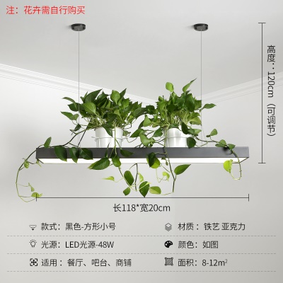 北欧植物小吊灯
