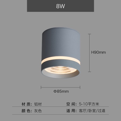明装中亮筒灯NS-B145