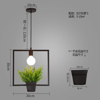 北欧植物小吊灯