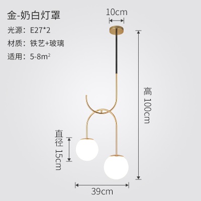 北欧植物小吊灯