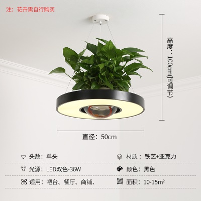 北欧植物餐吊灯