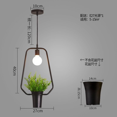 北欧植物小吊灯
