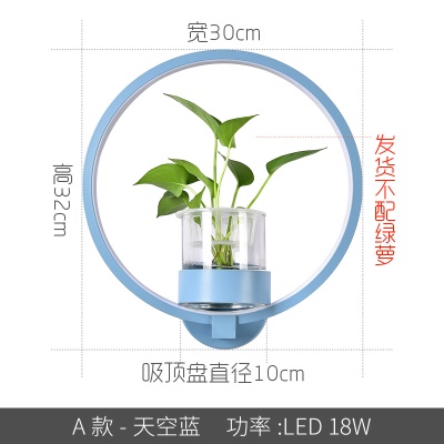 北欧植物壁灯
