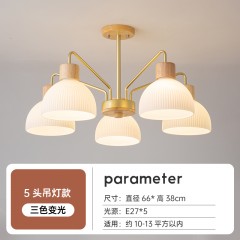 木艺吊灯CQ-D8056