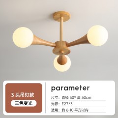 木艺吊灯CQ-D8059